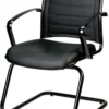Europa Metallic Leather Guest Chair -Office Chair Shop guest 77480.1436808073