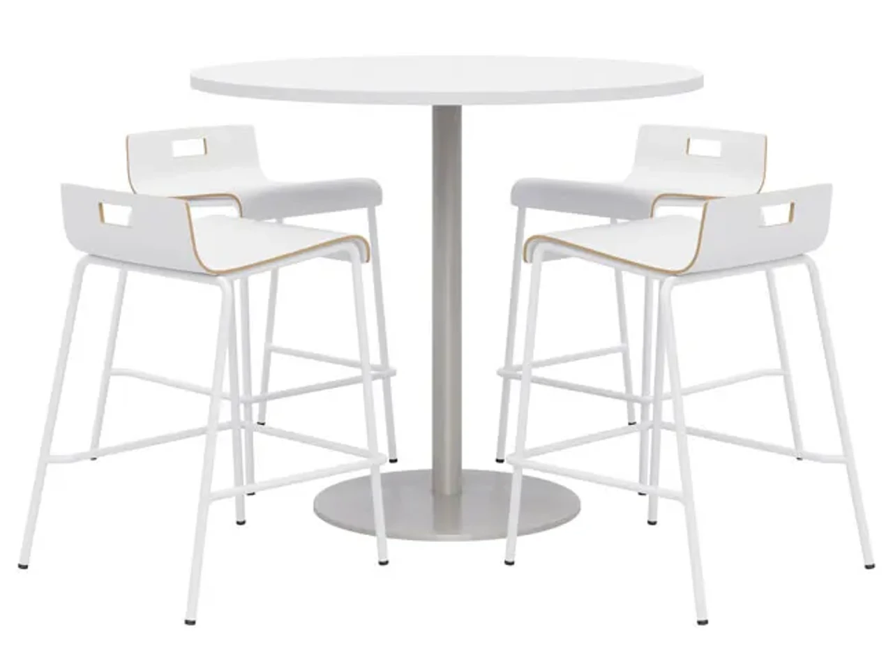 Breakroom Bundle With Jive Cafe Stools And Proof Table 3 Breakroom Bundle With Jive Cafe Stools And Proof Table