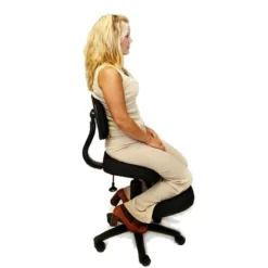 Solace Plus Memory Foam Kneeling Chair -Office Chair Shop jobri deluxe kneeling chair large 32781.1438113676