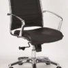 Europa Leather Mid-Back Chair