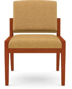 Amherst Wood Guest Chair -Office Chair Shop lesro amherst wood armless guest chair front view 06886.1439497672