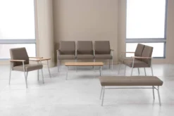 Mystic Guest/Reception Two Seat Bench -Office Chair Shop lesro mystic reception group shot 93653.1440165540