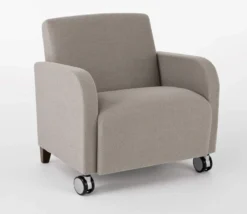 Siena Oversized Guest Chair With Casters