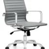 Ribbed Medium Back Management Conference Chair -Office Chair Shop ocusa.Joplin Mid Back GY 1 36109.1626702531