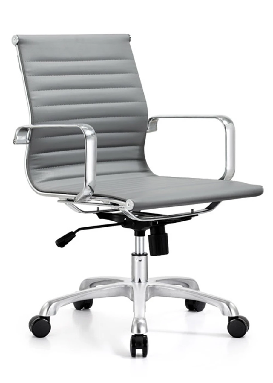 Ribbed Medium Back Management Conference Chair 3 Ribbed Medium Back Management Conference Chair