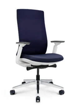 Elevate Executive Task Chair White Frame