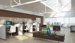 OBEX Cubicle Mount 18"x 60" Acrylic Protection Screens / Open Box