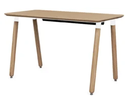 Reya Bamboo Surfaced Desk W/ Matching Legs
