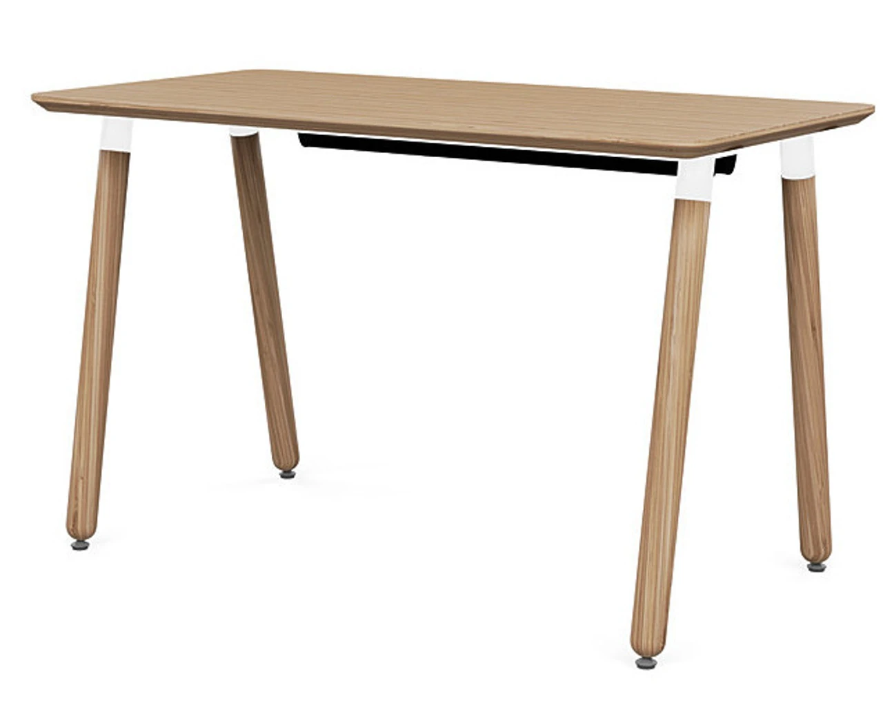 Reya Bamboo Surfaced Desk W/ Matching Legs 3 Reya Bamboo Surfaced Desk W/ Matching Legs