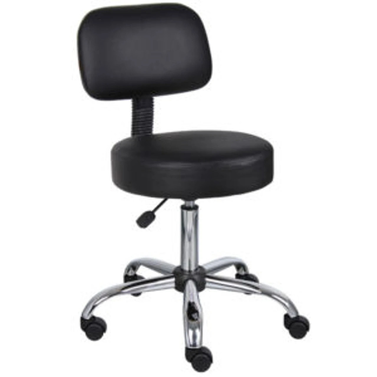 Medical Stool W/ Back Anti-Microbial Seat 4 Medical Stool W/ Back Anti-Microbial Seat - Image 2