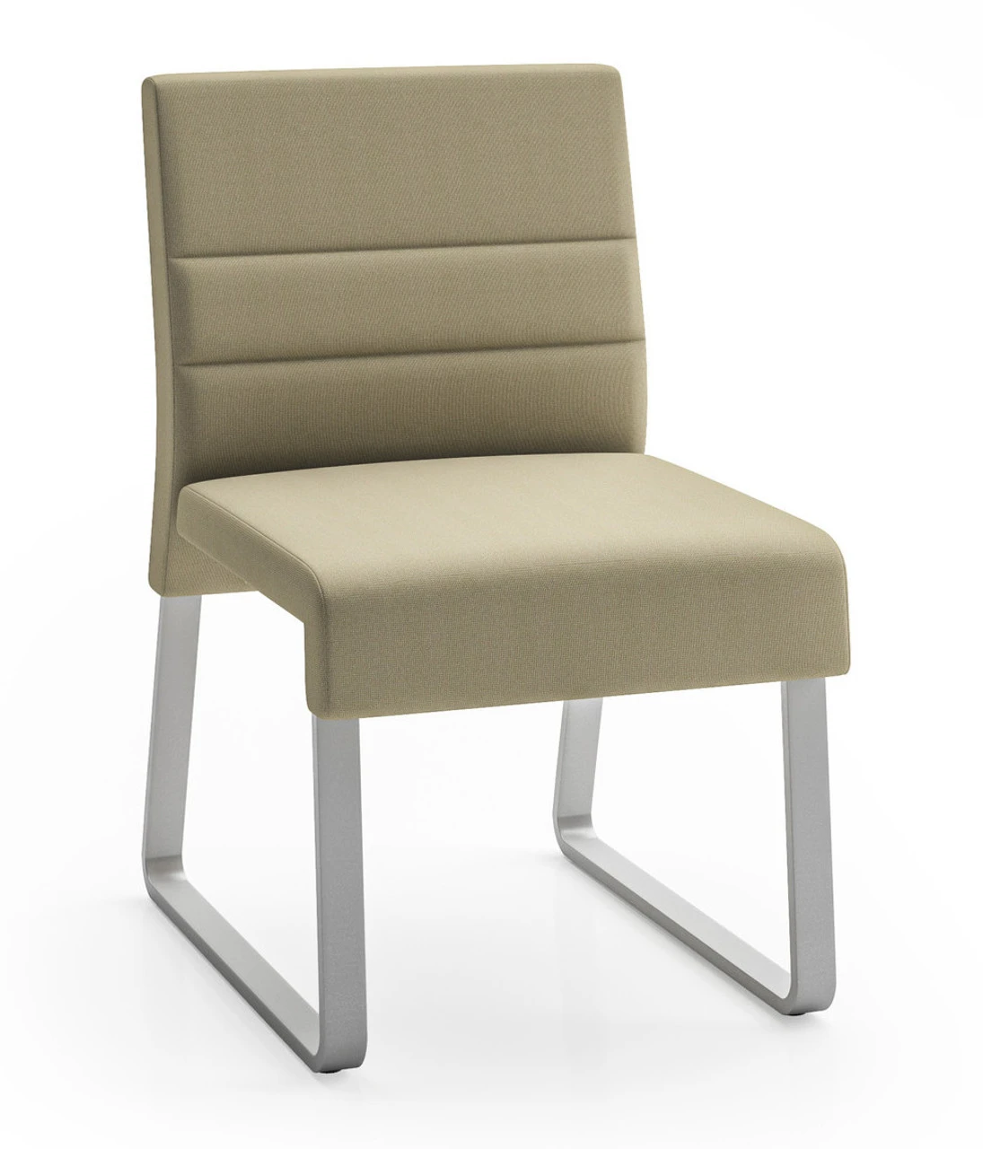 Waterfall Armless Guest Chair With Sled Base 3 Waterfall Armless Guest Chair With Sled Base