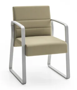 Waterfall Guest Chair With Sled Base